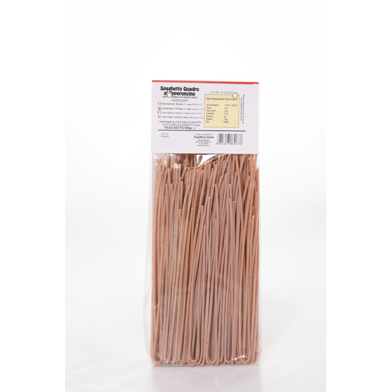 Spaghetto quadro al Peperoncino (500 gr)